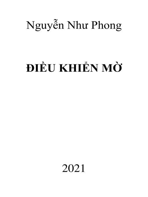 Title details for Điều khiển mờ by Phong Nguyễn Như - Available